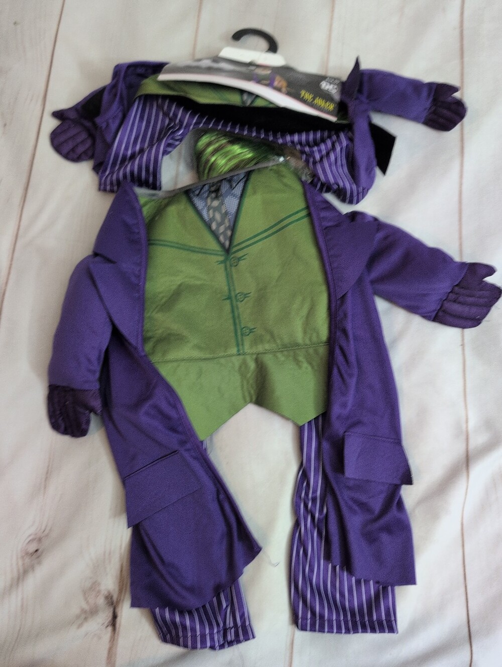 Rubie’s DC Joker Pet Costume XS Dog Halloween Batman NWT 885953